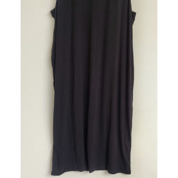 Good American Black Sleeveless Mock Neck Dress Size 5XL New With Tags - Picture 9 of 11